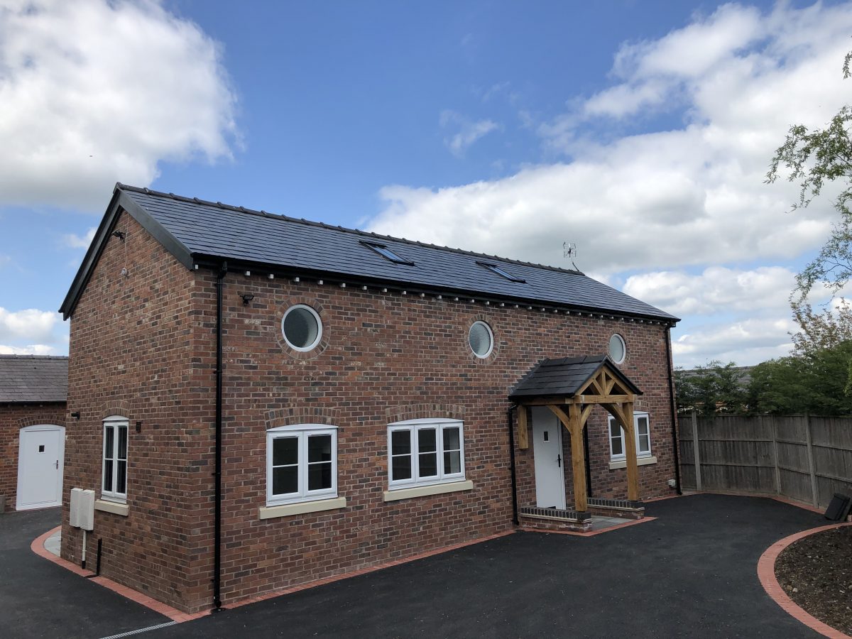Saltersford Farm, Holmes Chapel Hough Construction
